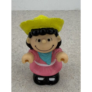 Vintage Fisher Price Little People PEANUTS Lucy 2.5” Figure‎ 1966